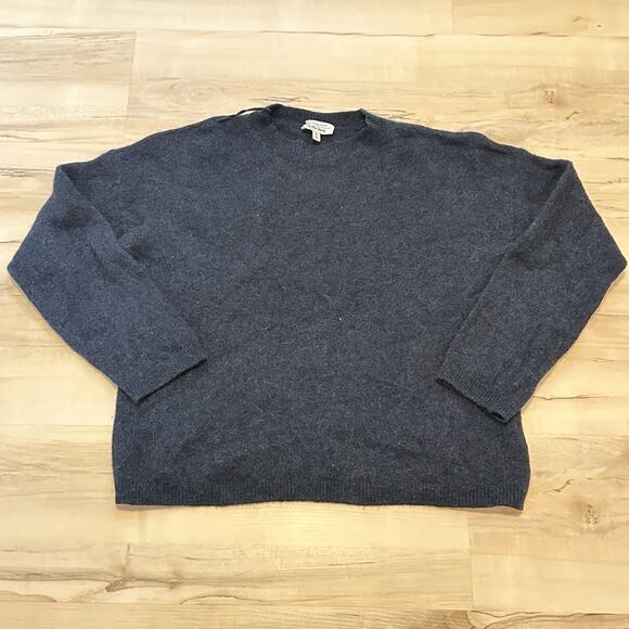 Stockholm Atelier & Other Stories Women S Sweater Wool Alpaca Blend Slits Blue - Picture 1 of 7